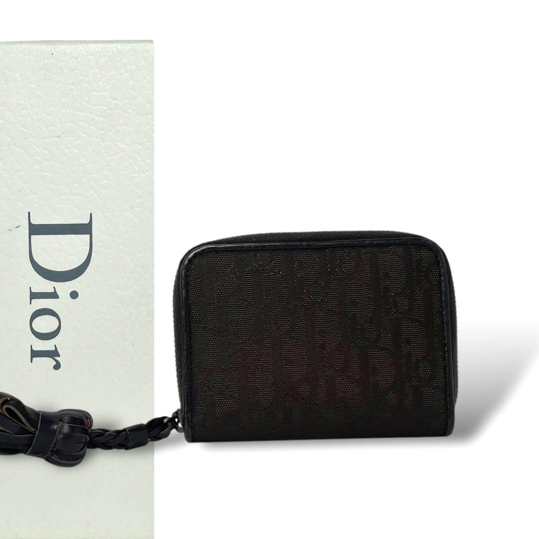 美品★Christian Dior ケース　カード入れ　トロッター　茶