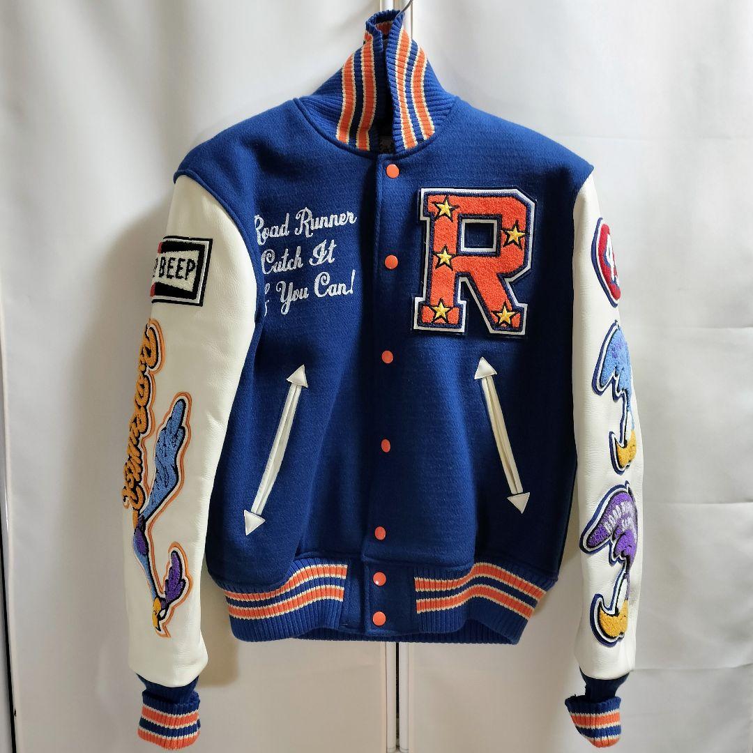 t*n様 Whitesville 東洋 スタジャン 40 ネイビー ロードランナ