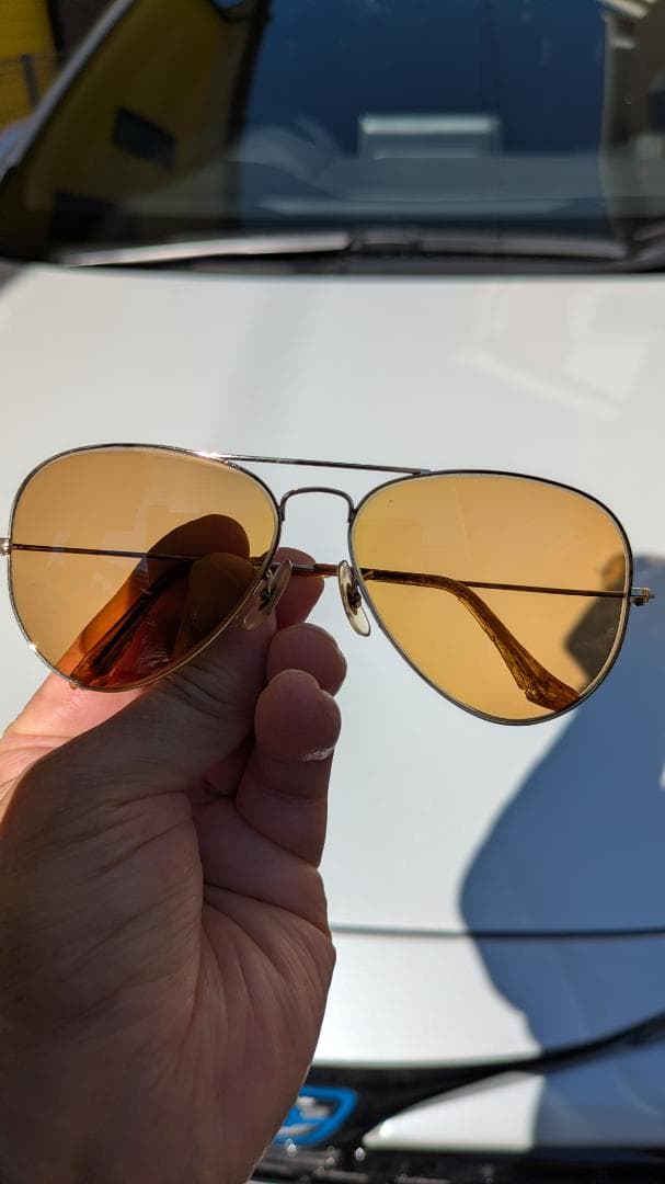 ☆値下げ！！＜希少/最初期型＞70年代ボシュロム　レイバンアンバーマティック美品