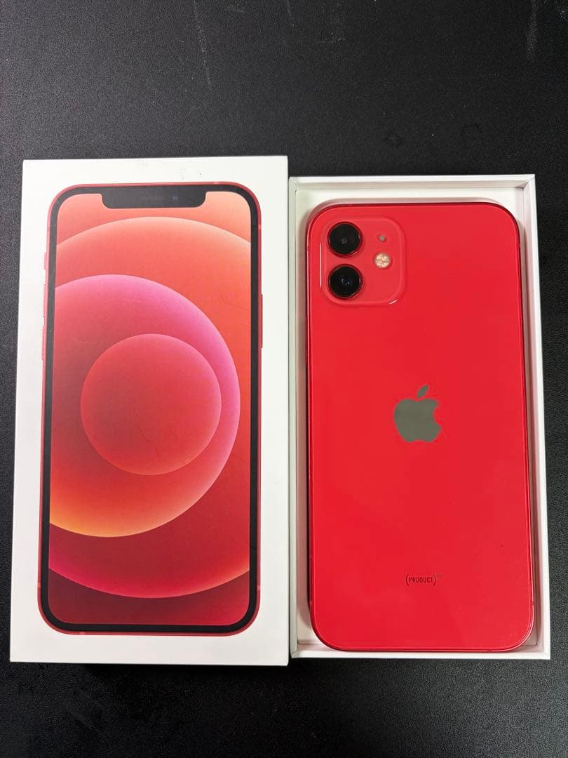 Apple iPhone 12 PRODUCT(RED) 128GB 箱付き