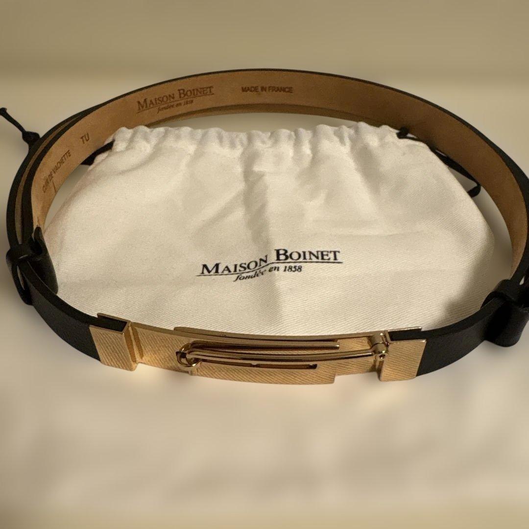 美品✴︎【MAISONBOINET】メゾンボワネ アパルトモンピンバックルベルト