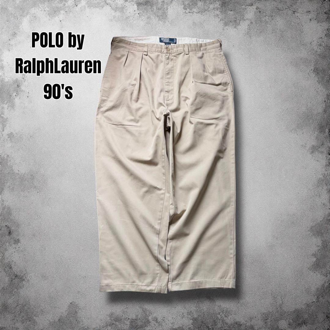 90s RalphLauren アンドリューパンツ USA ヴィンテージポロチノ