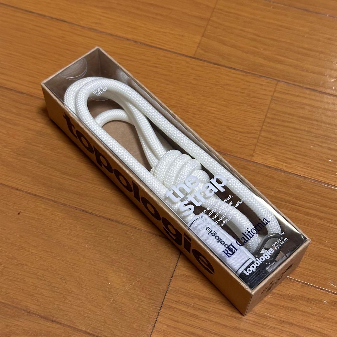 【新品未使用未開封】RonHerman topologie ストラップ　ホワイト
