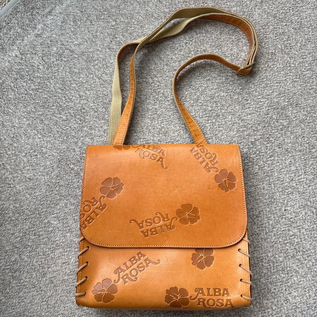 【アルバローザ　ALBA ROSA】本革　ショルダーバッグ