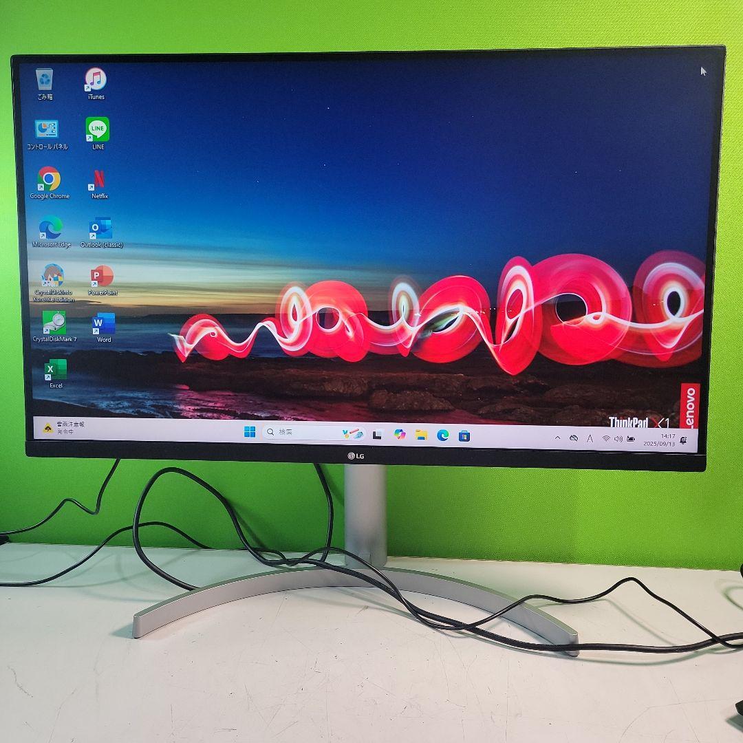 LGモニター32UN650-W 31.5インチ/4K 動作品