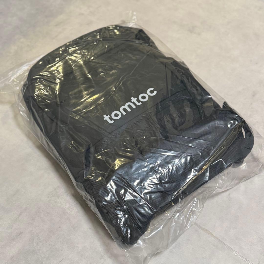 tomtocビジネスリュック 22L 大容量 フルオープン 撥水 バックパック