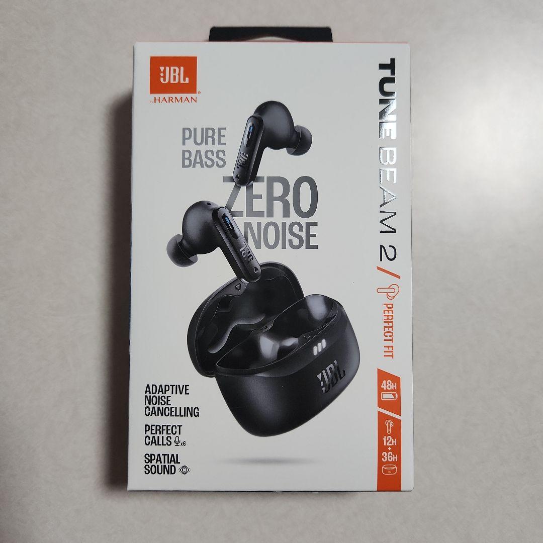 【新品未開封】ワイヤレスイヤホン JBL TUNE BEAM 2 ブラック
