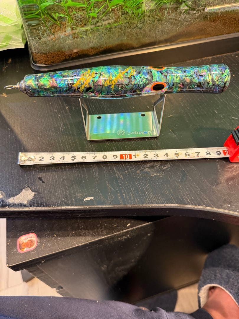 トランペットポッパー 未使用 アワビ貼り 赤カップ