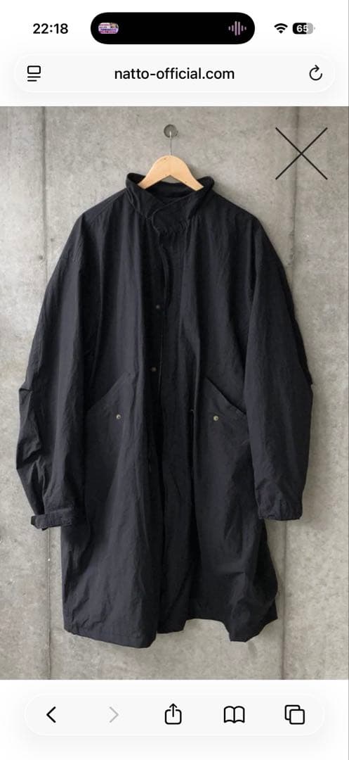 Natto military mods coat モッズコート