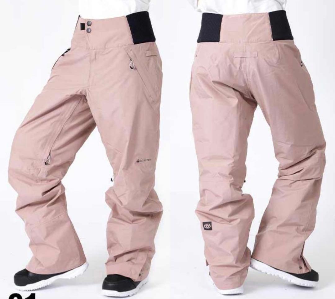 686 Lサイズゴアテックス モーヴピンクパンツ