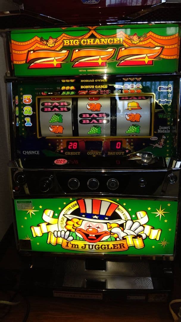 スロット実機 5号機アイムジャグラー EX-AE-KT