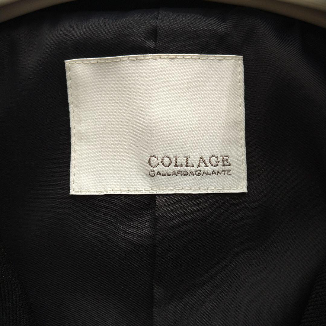 コラージュガリャルダガランテ ウールライクダブルジャケット 金ボタン 紺ブレ