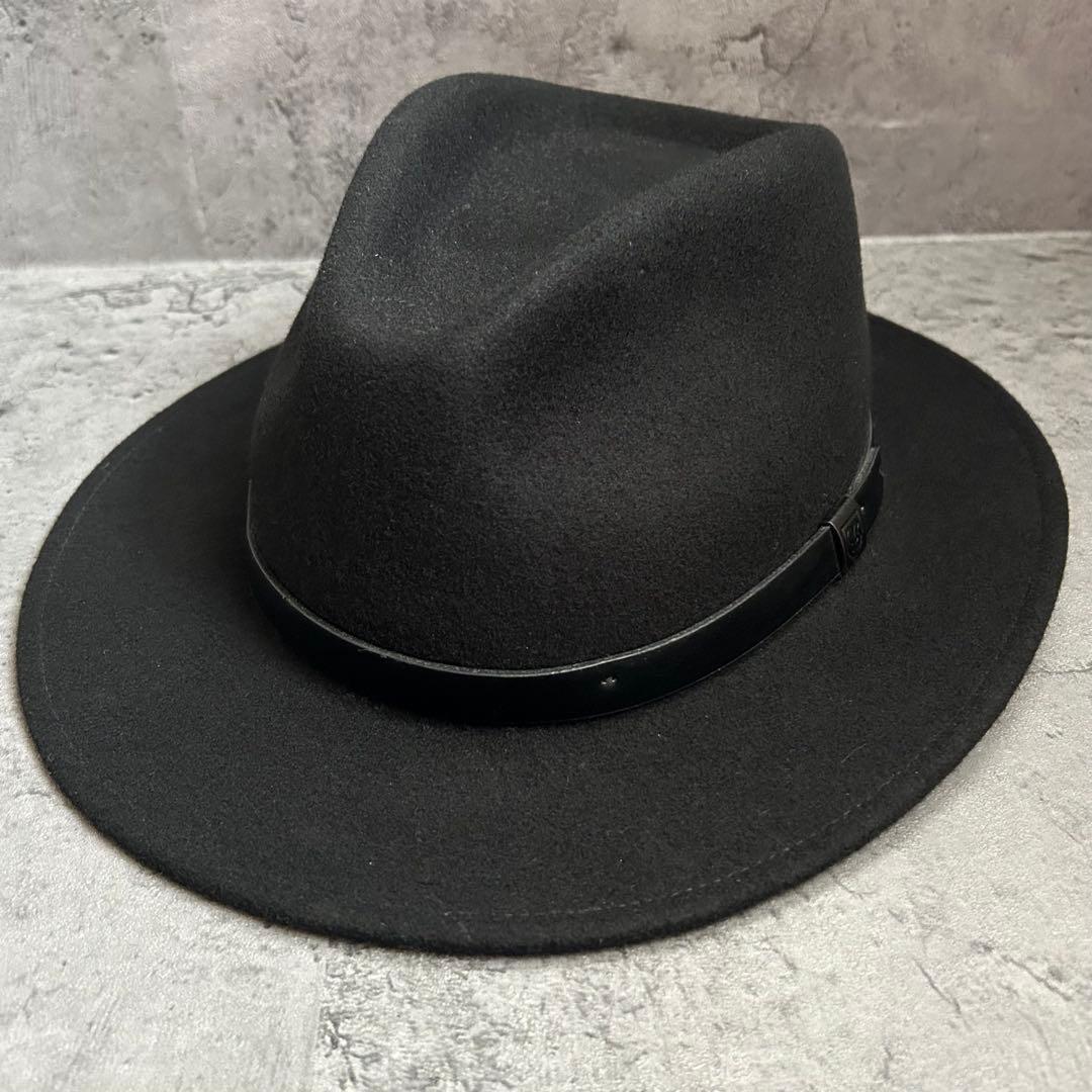 希少 極美品 BRIXTON ブリクストン FEDORA HAT ハットウール