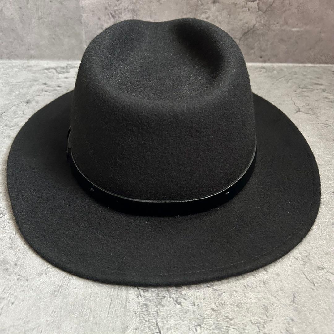 希少 極美品 BRIXTON ブリクストン FEDORA HAT ハットウール