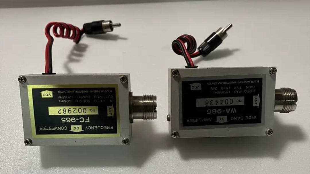 クラニシ FC-965 WA-965 CC-965 動作確認 セット