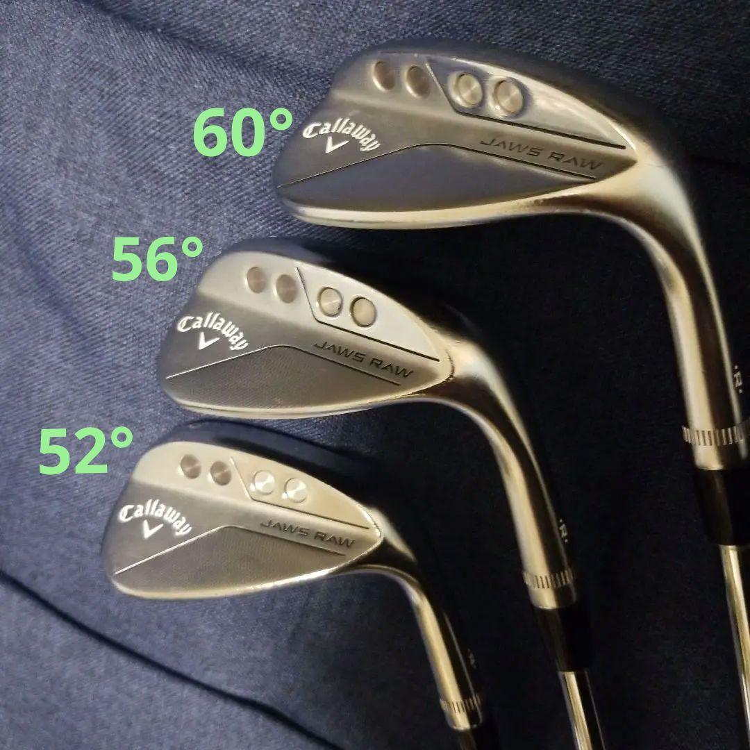 週末土日限定価格◆キャロウェイ◆　JAWS RAWウエッジの3本セット