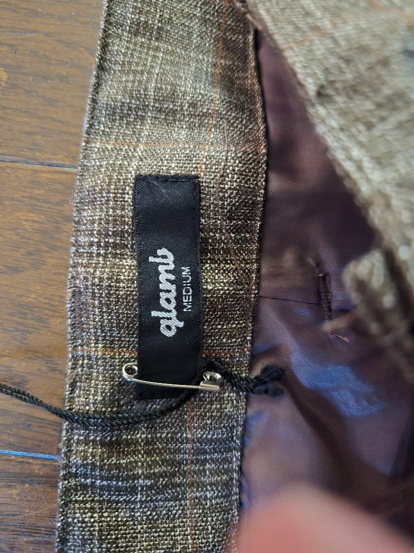 glamb　Glen Check Tuck Pants