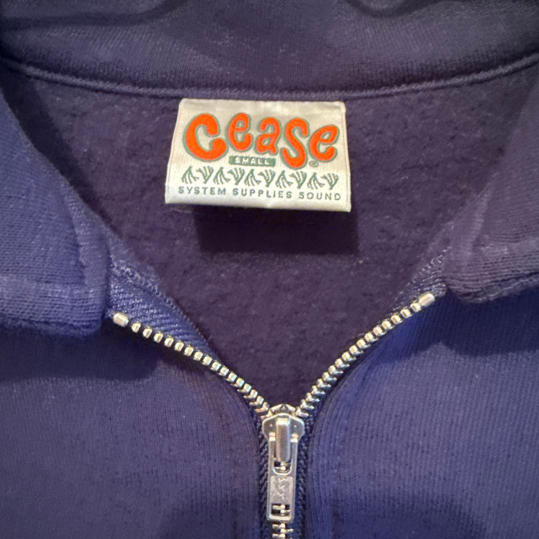 新品 CEASE COLLAR ZIP SWEATSHIRT ネイビー
