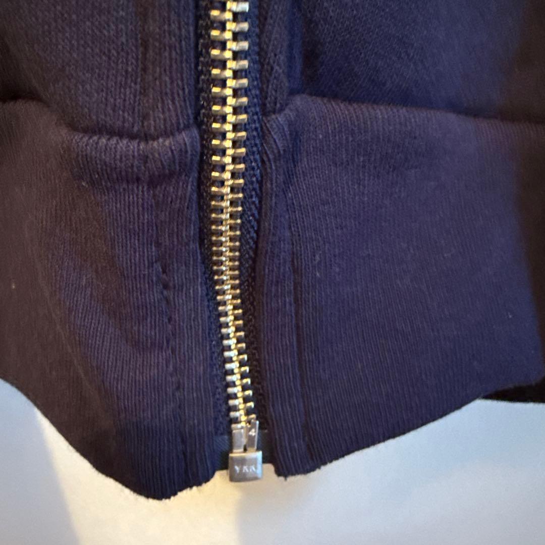 新品 CEASE COLLAR ZIP SWEATSHIRT ネイビー