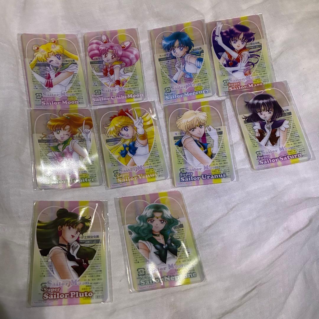 明治　セーラームーン　コンプリート　クリアカード　ちびうさ　サターン　等