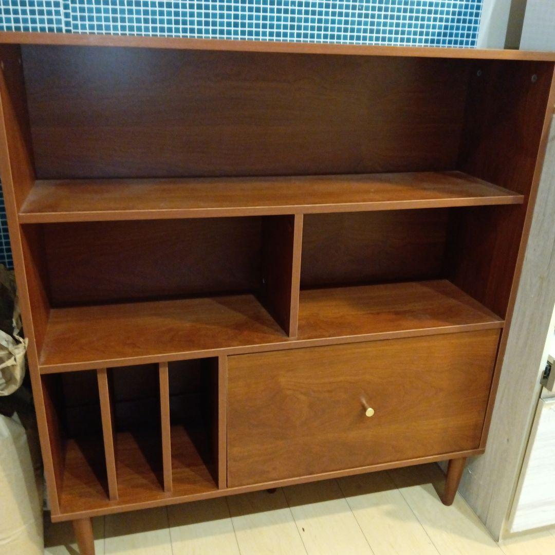 ルゲ　幅100cm　Lykke 引き出し付き本棚