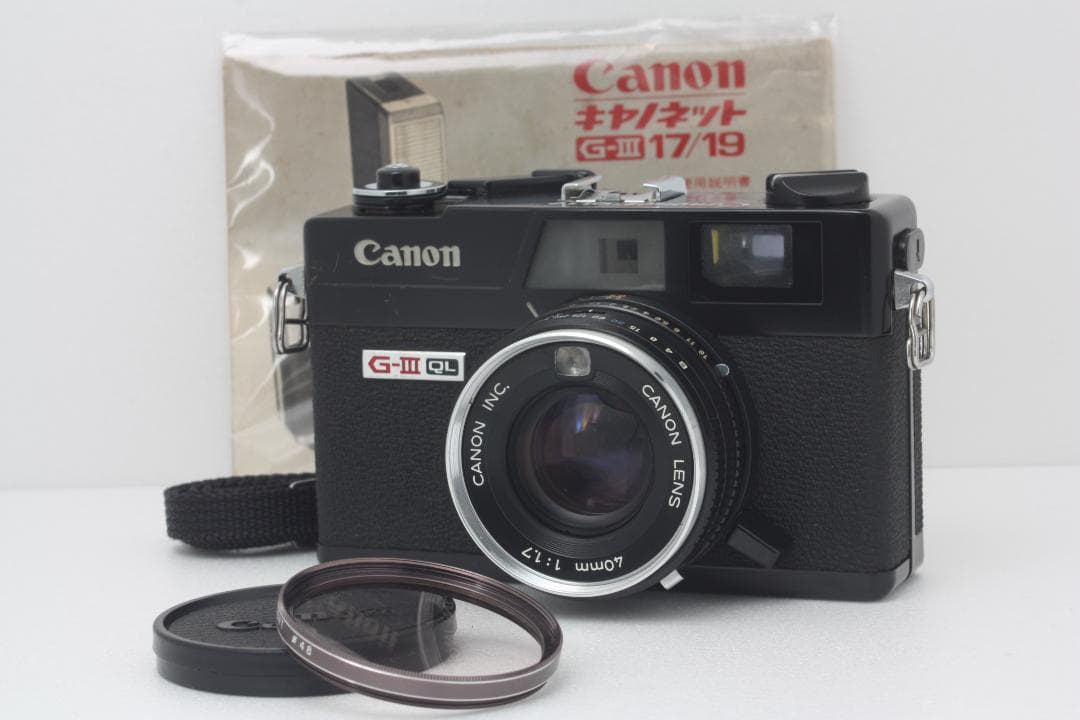 Canon Canonet QL17 G-Ⅲ 日本製 付属品多数 #291a