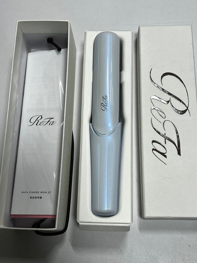リファフィンガーアイロン　ホワイトパール