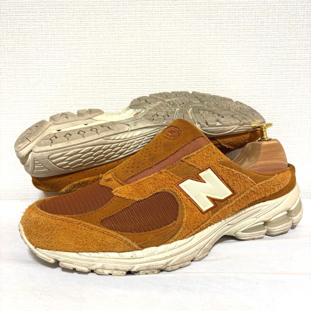 限定 New Balance M2002RMB 27.5cm ミュール オレンジ