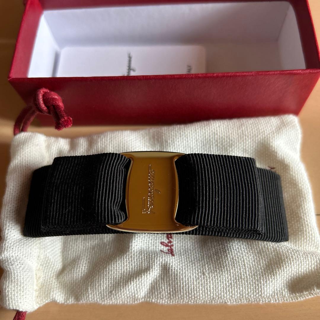 Salvatore Ferragamo ブラックヘアアクセサリー