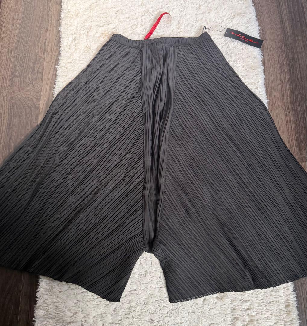 NOKO OHNNOノコオーノ プリーツ ワイドパンツ ブラック 40