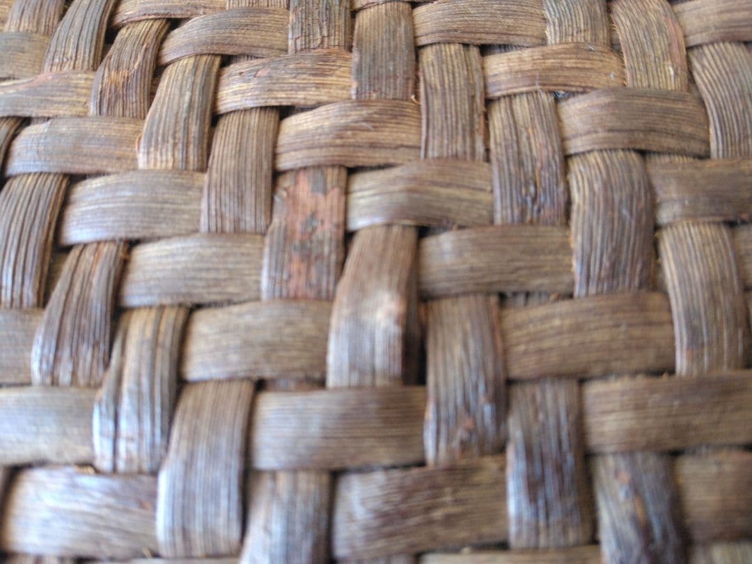 【商品】国産　山ぶどう手提げかご