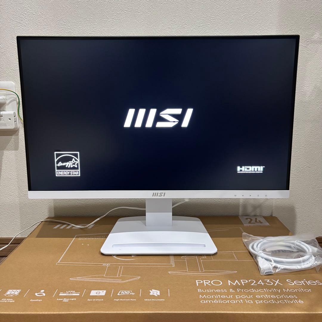 MSI　ゲーミングモニター 23.8型 /フルHDワイド　PRO MP243XW