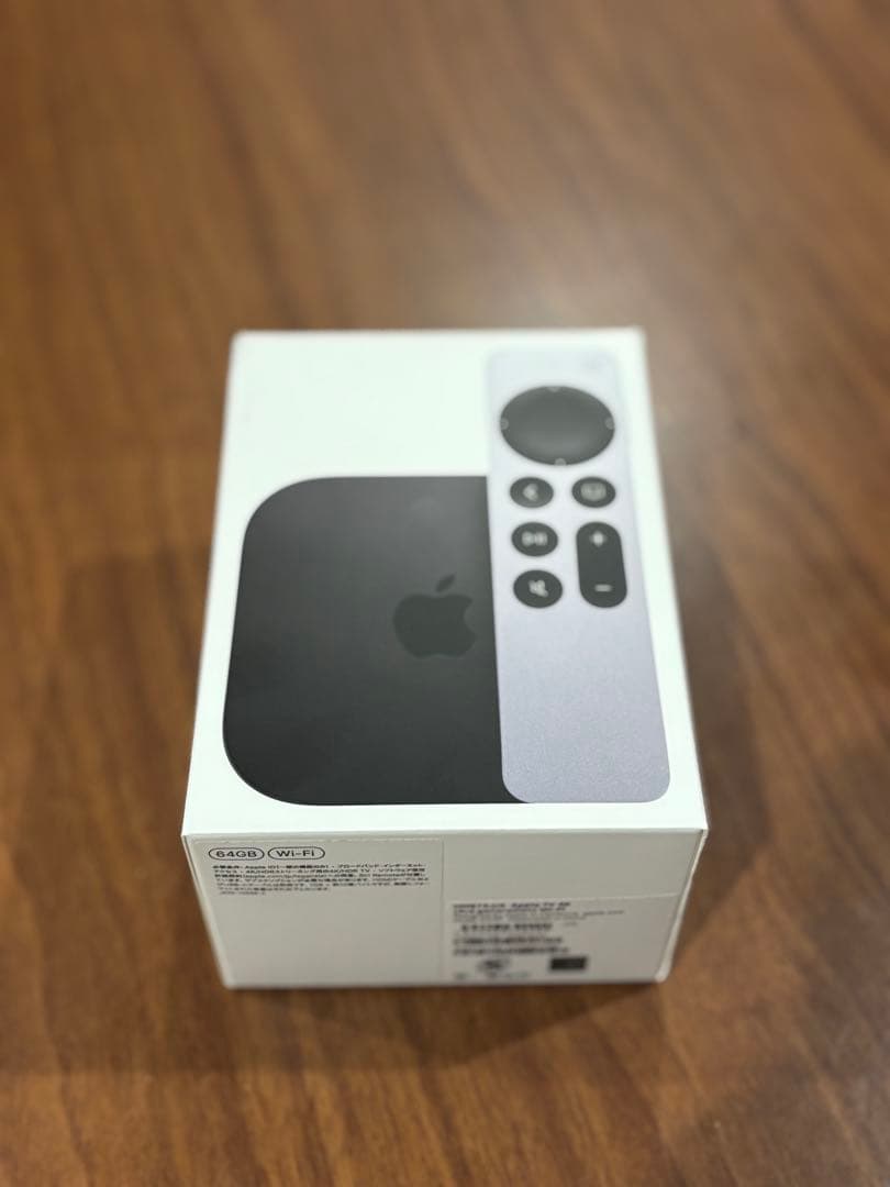 Apple TV 4K 64GBストレージ搭載Wi‑Fiモデル (第3世代)