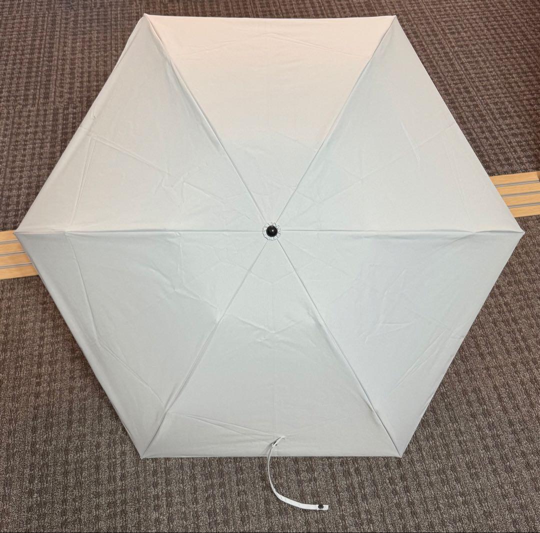 サンバリア100 折りたたみ傘 ３段折 ホワイト