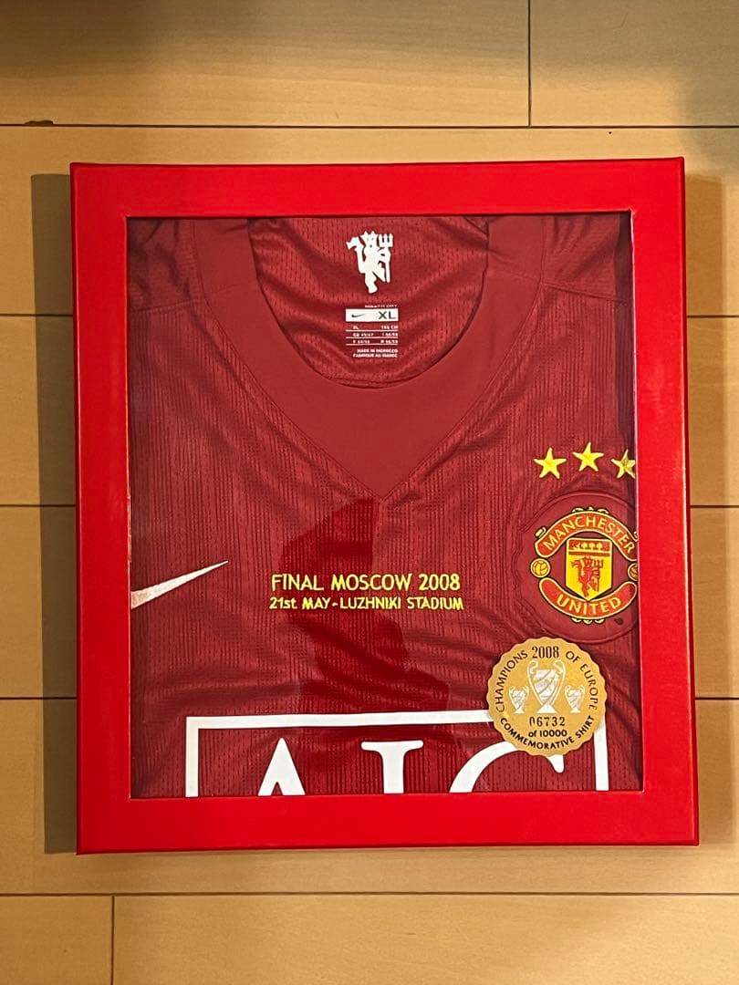 マンチェスター・U 2008年CLファイナル ユニフォーム記念セットサイン入り