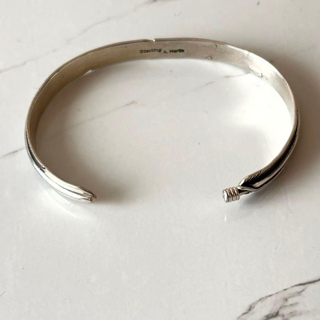 新品✨ハルポ ALL SILVER FEATHER BRw67 フェザーバングル