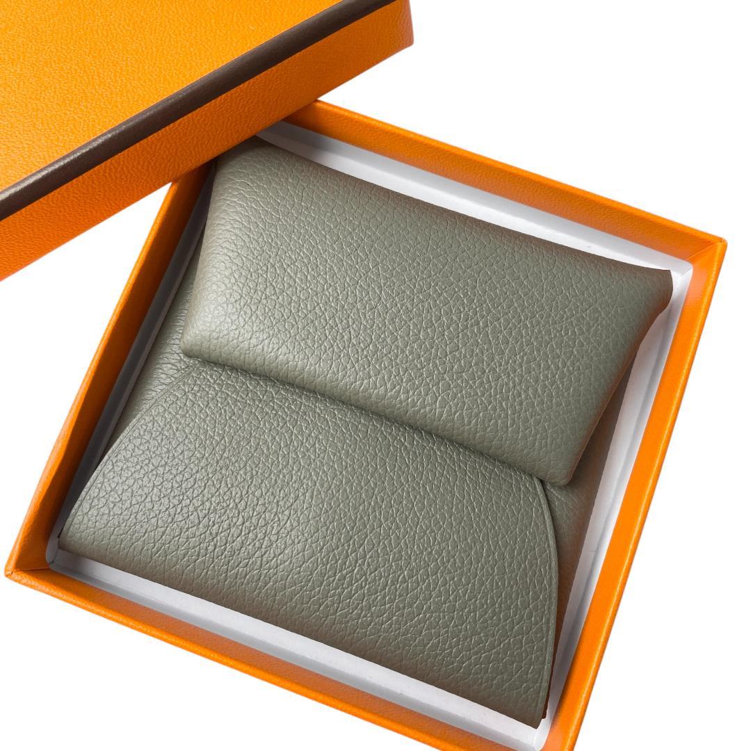 未使用 エルメスHERMES バスティア U刻印 ケース グリメイヤー