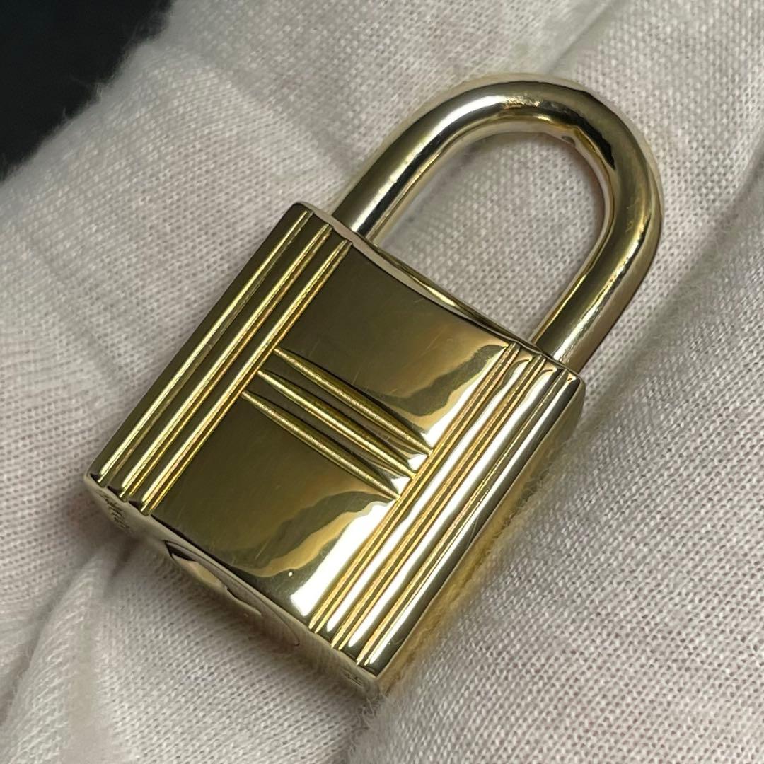 【美品】エルメス K24ゴールドメッキ パドロック カデナ リペア品 114番2