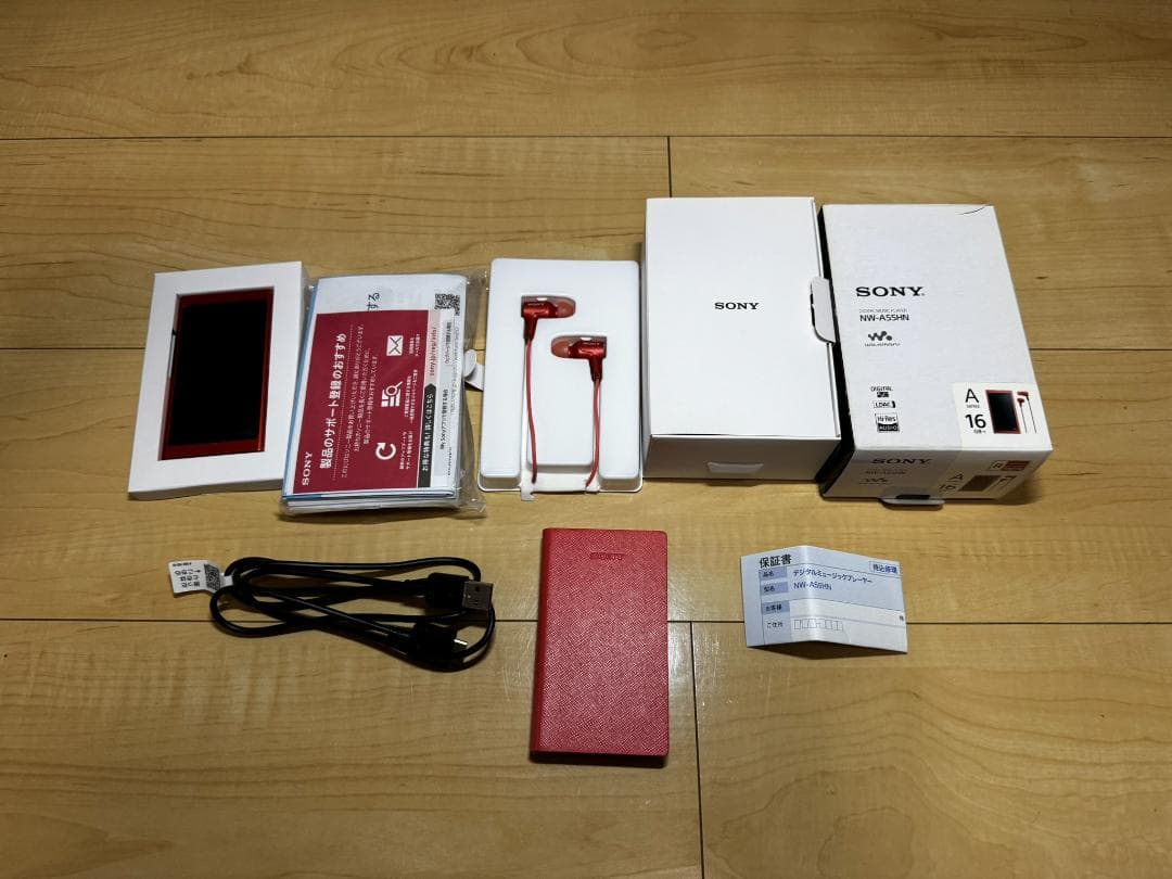 【保護フィルム・本体ケース付き】SONY ウォークマン NW-A55HN