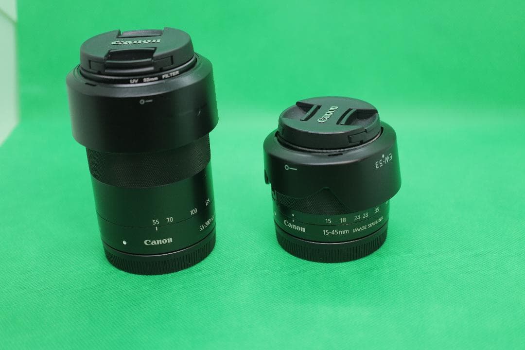 Canon EOSM3　EVFとズーム2本セット