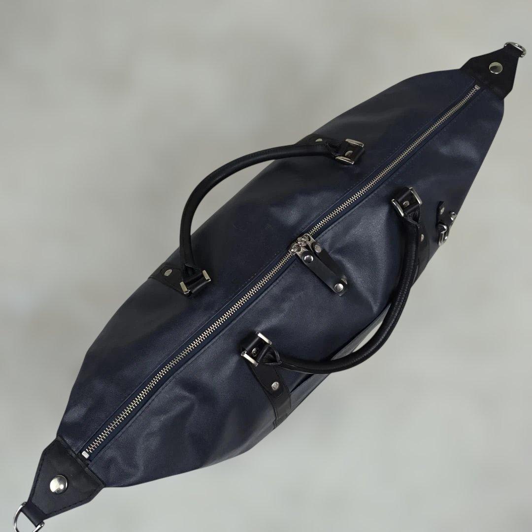 ✨極美品✨ SEAL 森野帆布 コラボ ボストンバッグ 2way タイヤ 紺黒