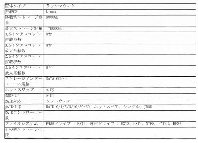 QNAP TS-855eU- RP ミ ドル 8TB (1TB x 8)