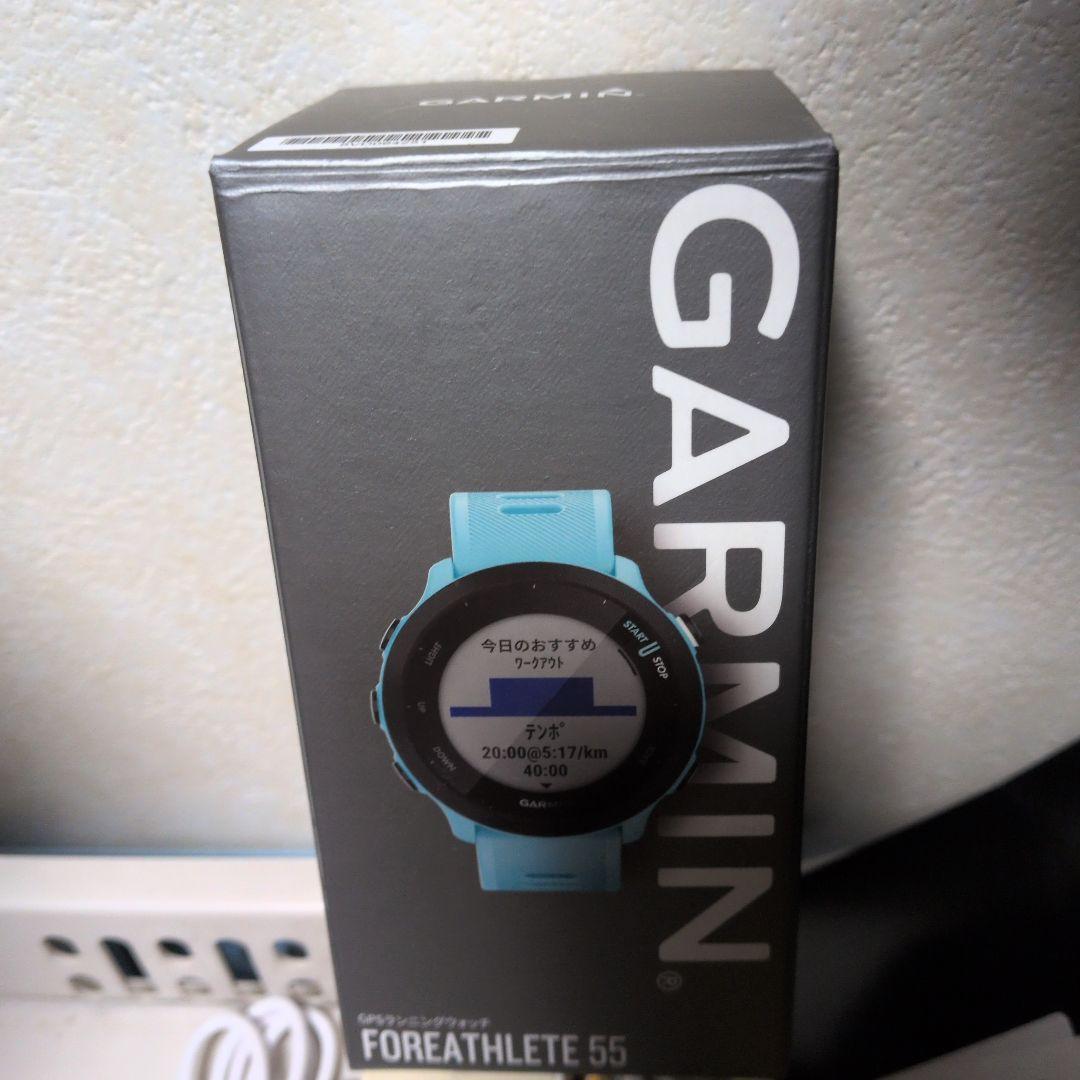 ミナ GARMIN FOREATHLETE 55 水色