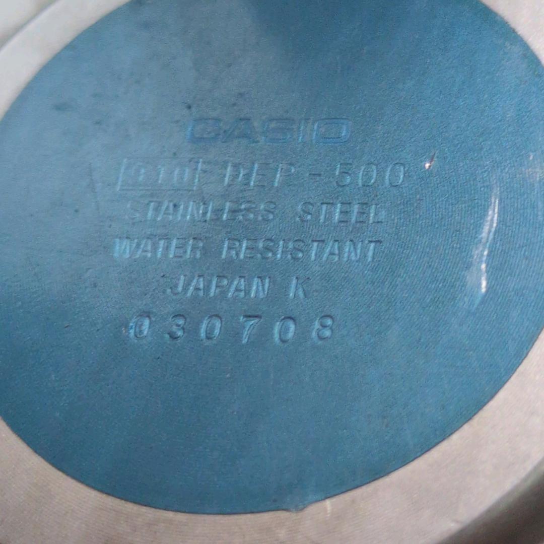 ジャンク品 希少メンズ CASIO DEPTH METER デジタル腕時計
