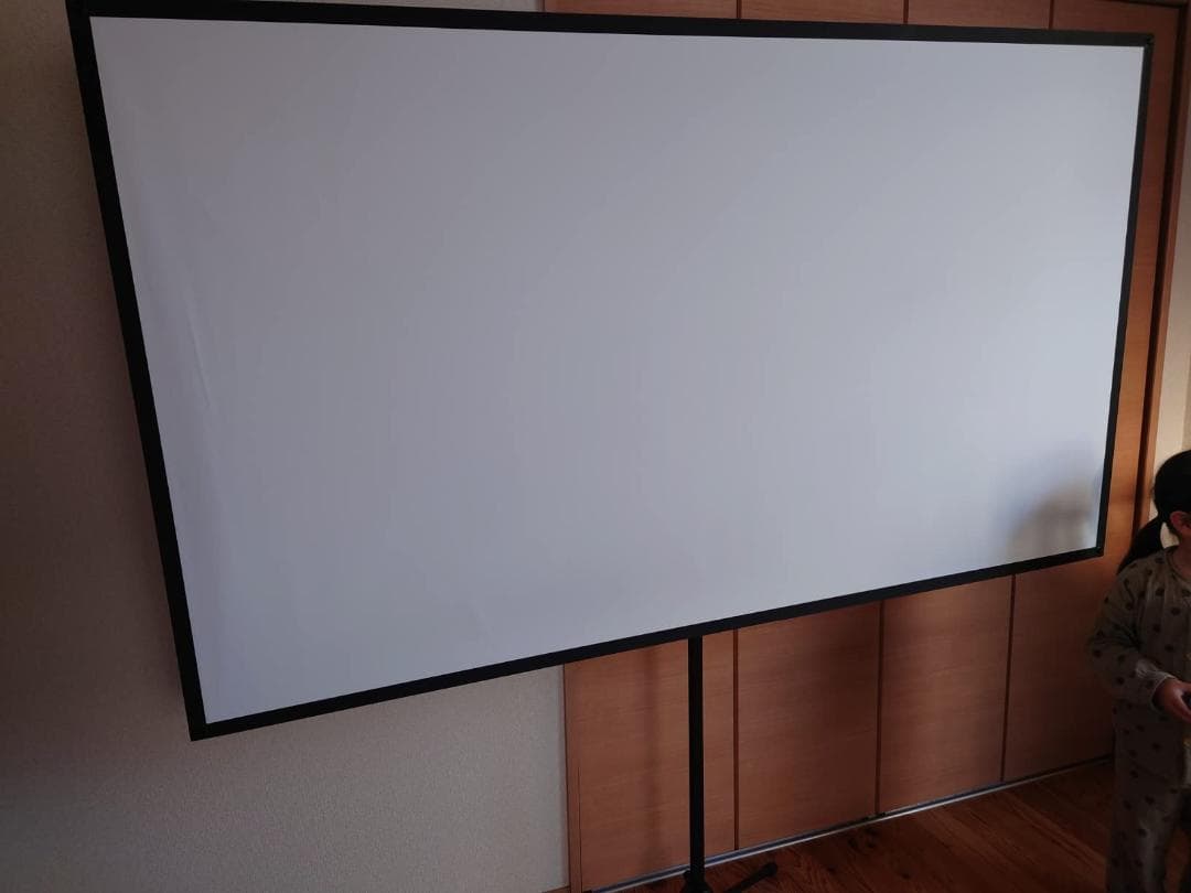 プロジェクター用 自立式 ホームシネマ 80インチ スクリーン