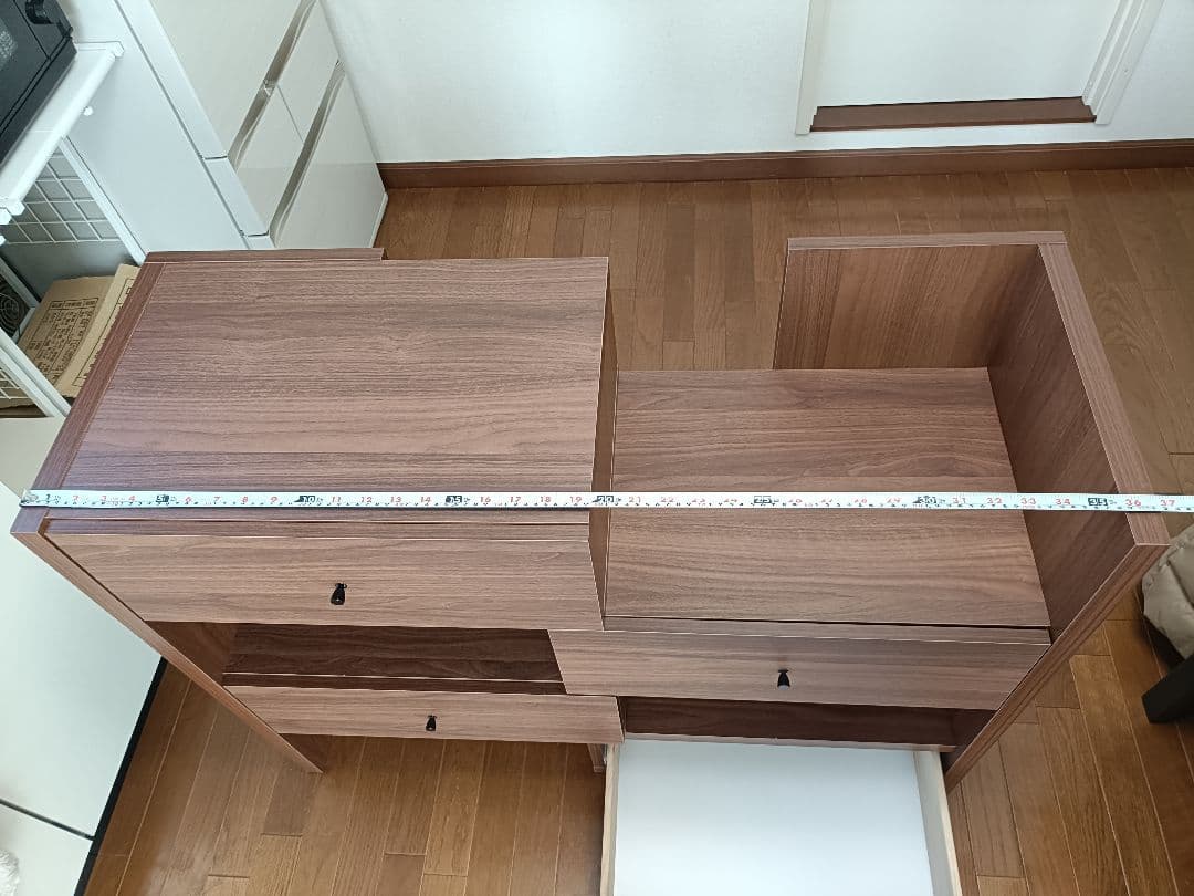 横幅可変式4段チェスト