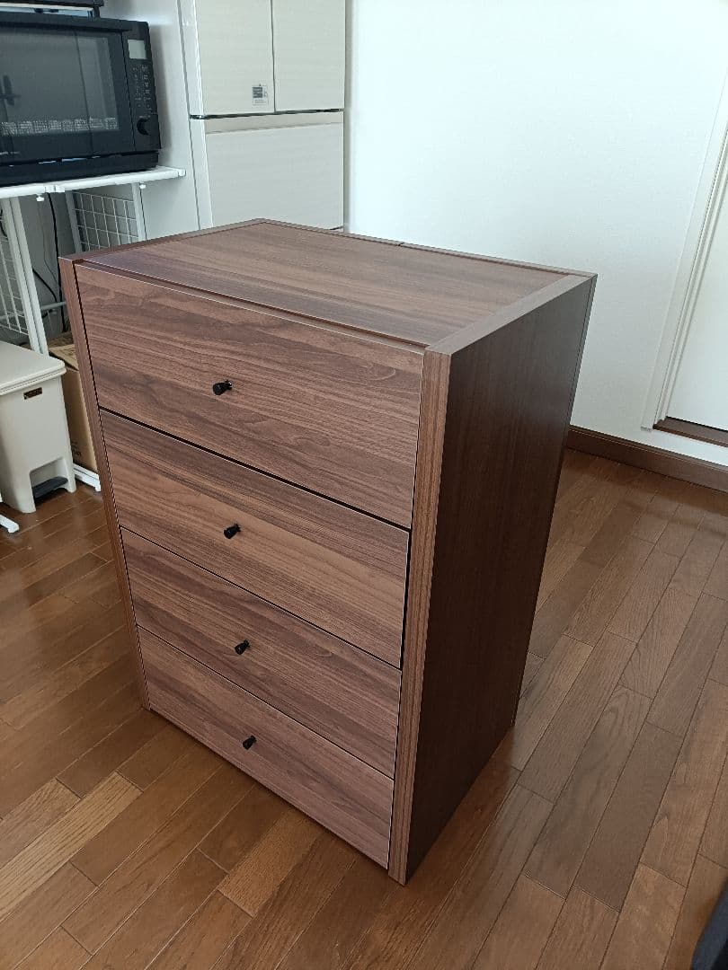 横幅可変式4段チェスト