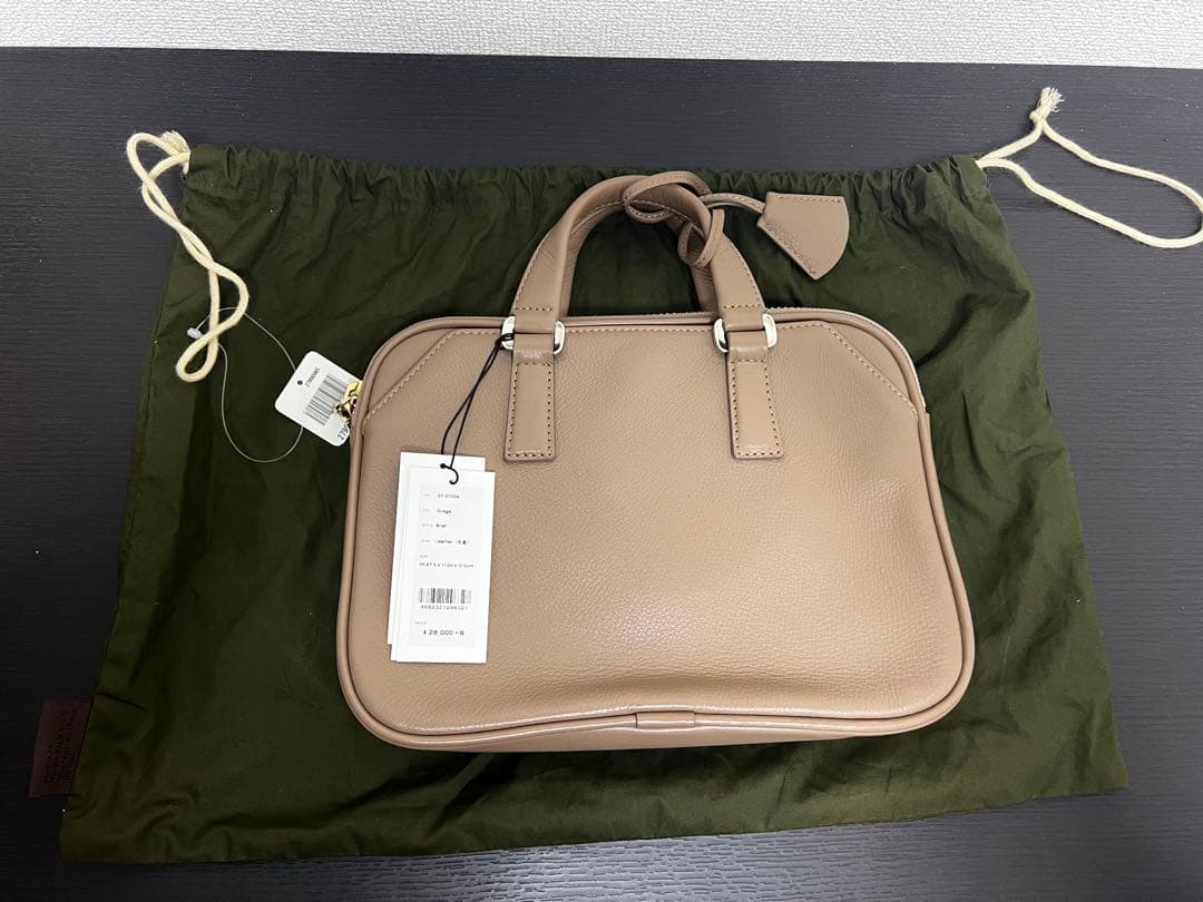 aniary コンパクトブリーフ Shrink Leather 美品