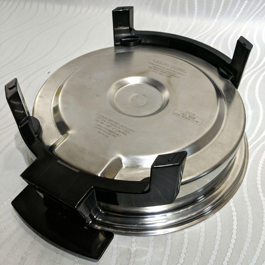 電気フライパン 電気鍋 リキッドコア　ロイヤルクイーン