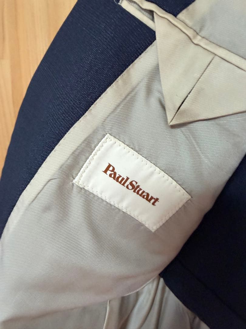 ポールスチュアート Paul Stuart ネイビーブルー ビジネススーツ